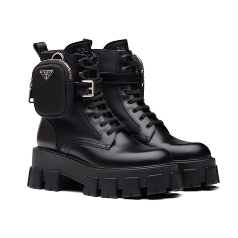 prada flat boots|prada shoes boots women.